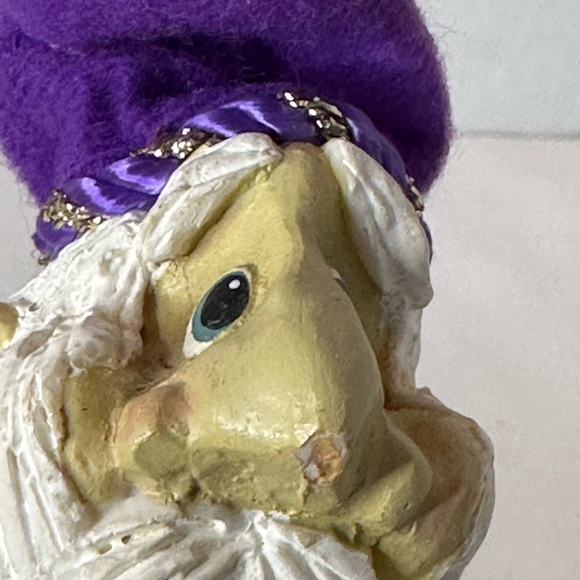 Russ Berrie Medieval Court Wizard Crystal Ball Resin Beanbag Figurine - Picture 6 of 6